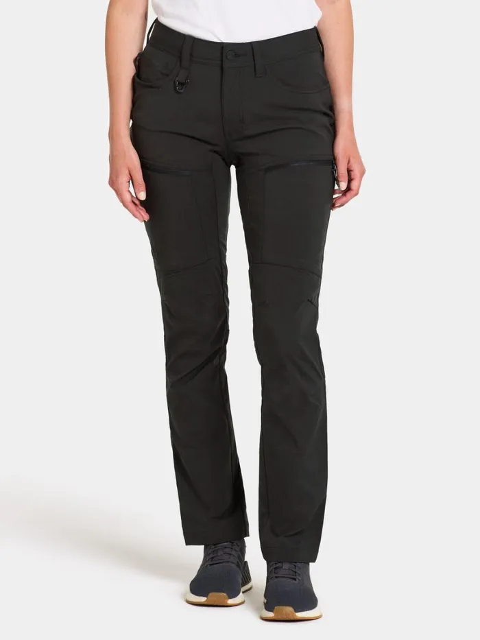 Lynx Pants Black Women Didriksons Walking Trousers
