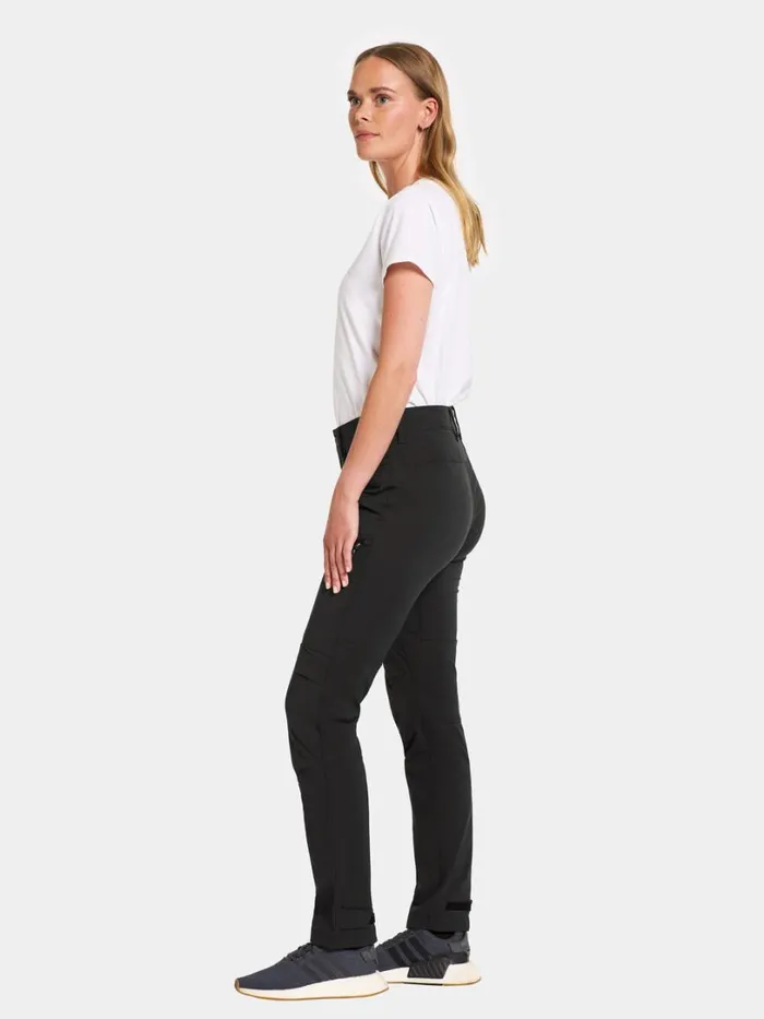 Lynx Pants Black Women Didriksons Walking Trousers