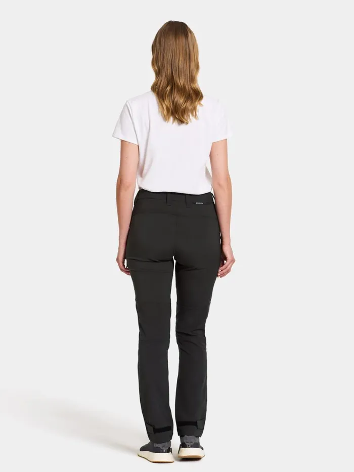 Lynx Pants Black Women Didriksons Walking Trousers
