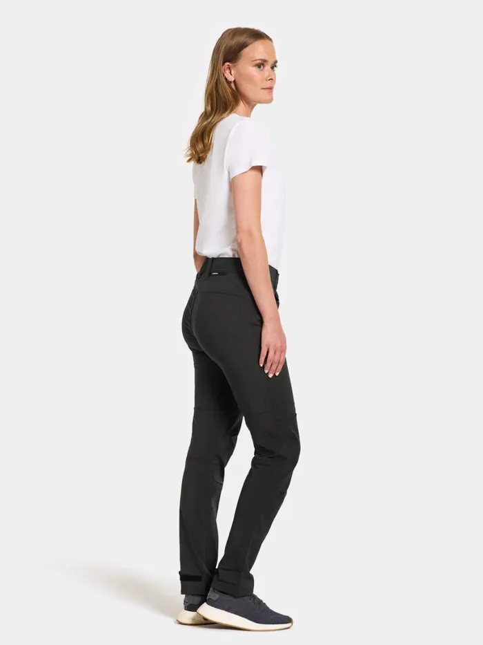 Lynx Pants Black Women Didriksons Walking Trousers