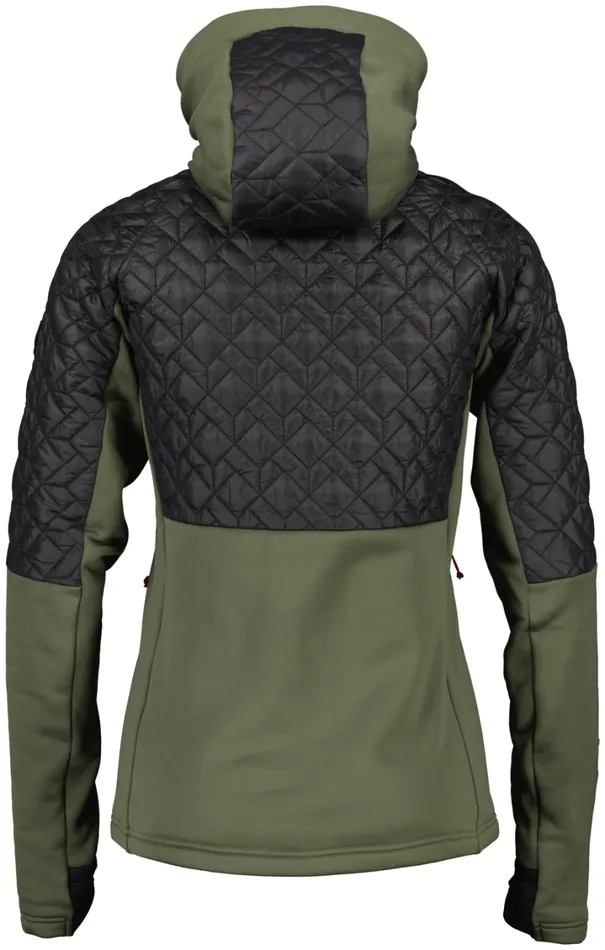 Lyra FullZip Deep Green Women Didriksons Outdoor Jackets