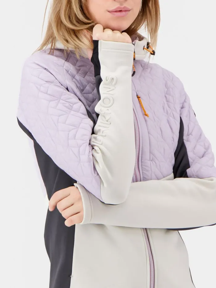 Lyra FullZip Misty Lilac Women Didriksons Outdoor Jackets Lyra FullZip Misty Lilac Women Didriksons Outdoor Jackets