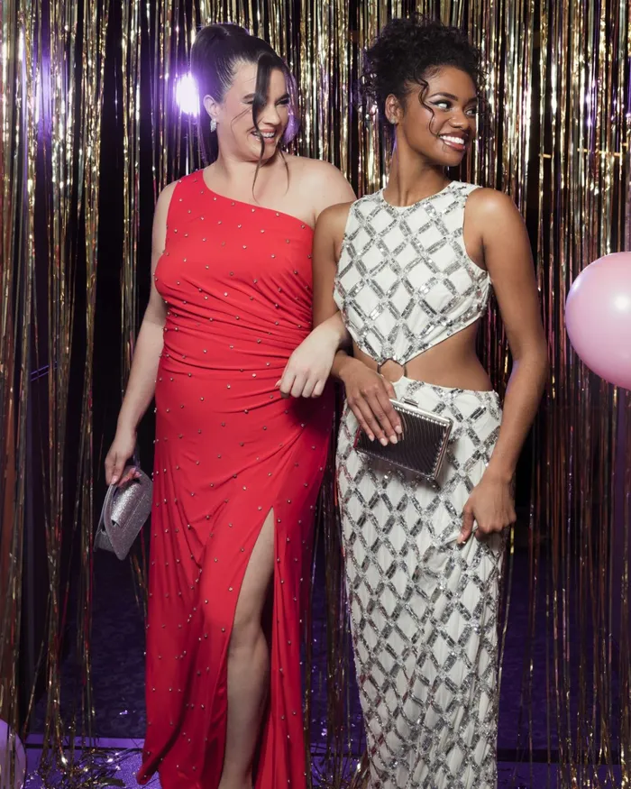 Mac Duggal Jewel Encrusted Draped One Shoulder Gown Plus Cherry Women Plus Size Dresses