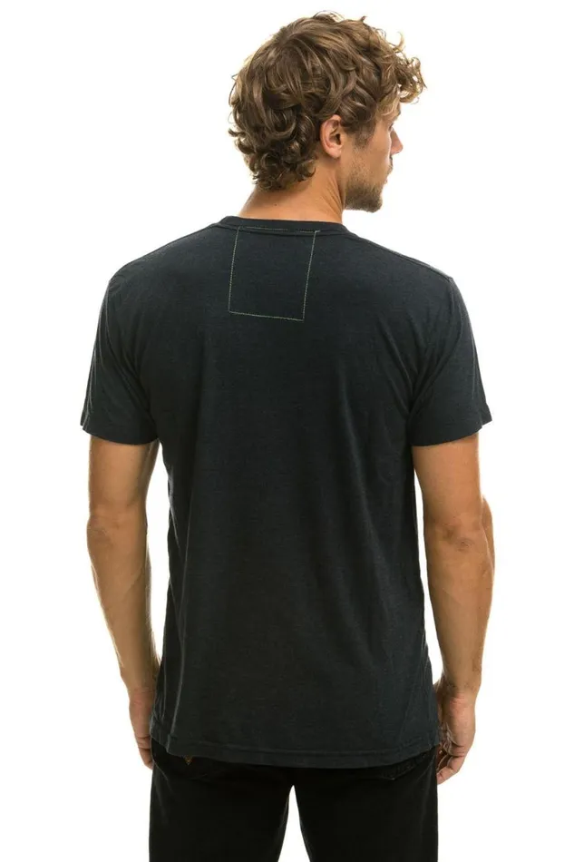 Malibu Crew Tee Shirt 8211 Charcoal WomenMen Aviator Nation Tees