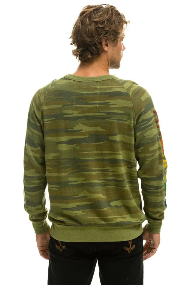 Malibu Sweatshirt 8211 Camo WomenMen Aviator Nation Sweatshirts