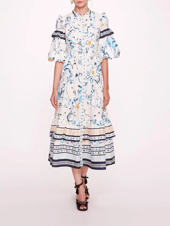 Marchesa Marchesa Rosa Parker Blue Multi 8211 Women