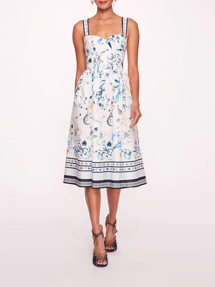 Marchesa Marchesa Rosa Willow Blue Multi 8211 Women