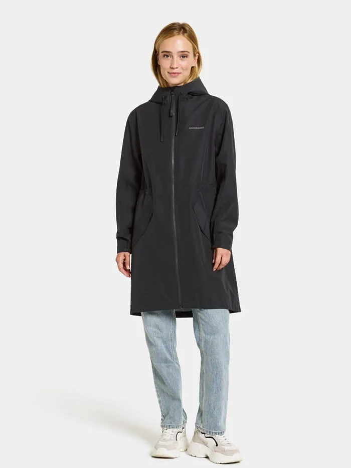 Marta Parka Black Women Didriksons Spring Jackets