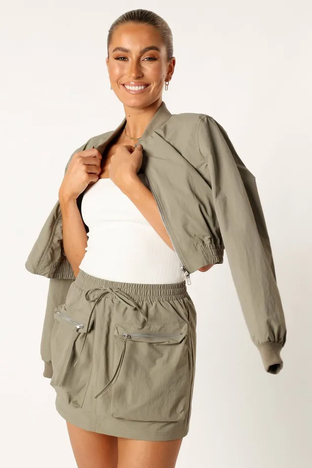 Matching Sets Freddie Two Piece Set Light Olive 8211 Petal and Pup Women