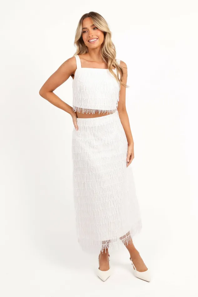 Matching Sets Petal and Pup Women Allure Two Piece Set White
