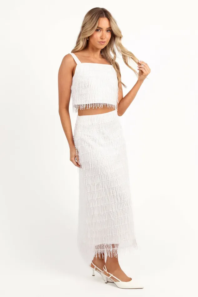 Matching Sets Petal and Pup Women Allure Two Piece Set White