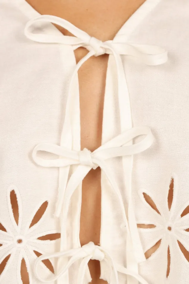 Matching Sets Petal and Pup Women Chloe Two Piece Set White