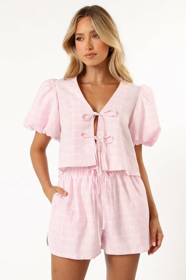 Matching Sets Petal and Pup Women Hanna Short Set Pink