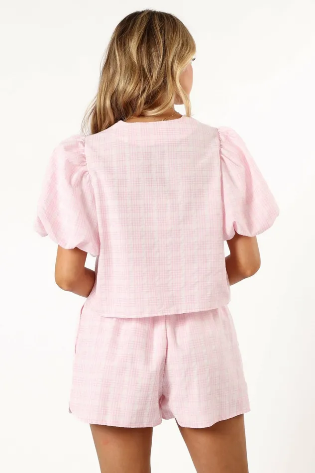Matching Sets Petal and Pup Women Hanna Short Set Pink