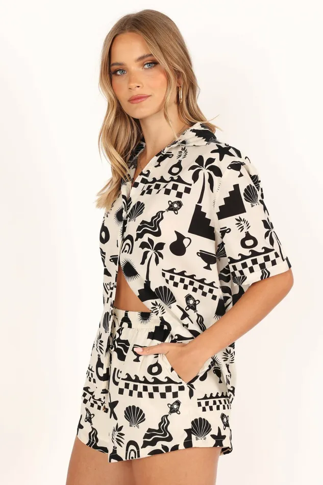 Matching Sets Women Petal and Pup Nammos Shirt Sand