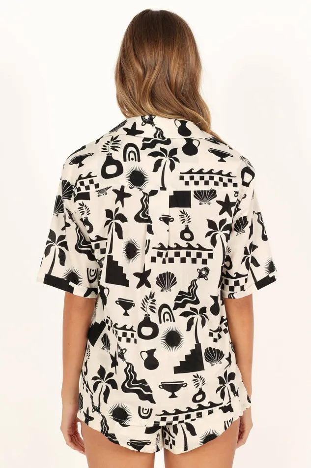 Matching Sets Women Petal and Pup Nammos Shirt Sand