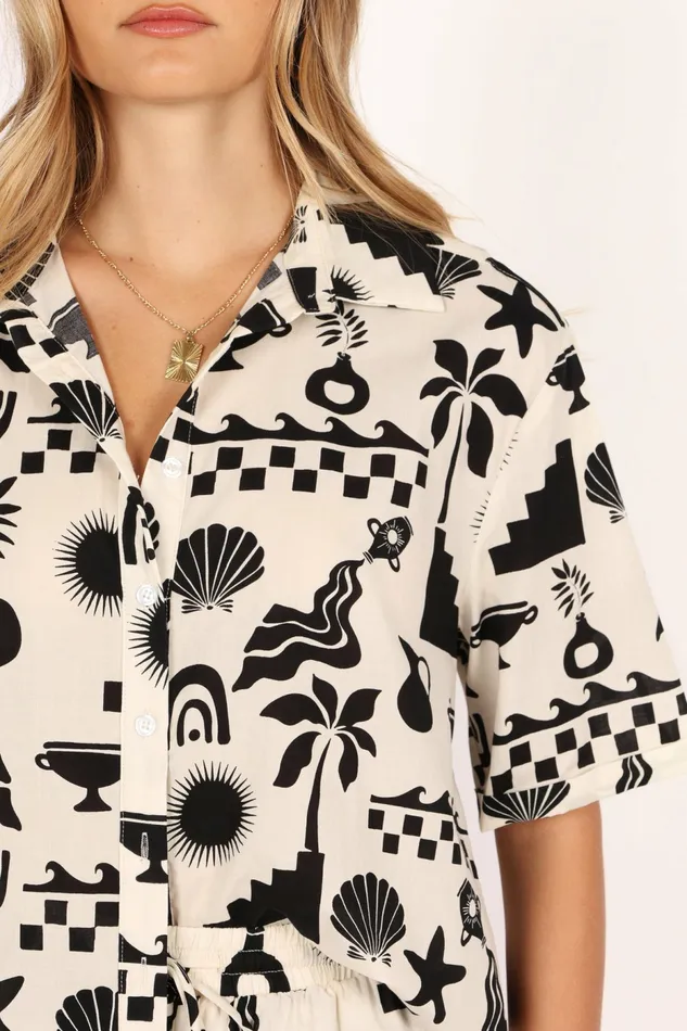 Matching Sets Women Petal and Pup Nammos Shirt Sand