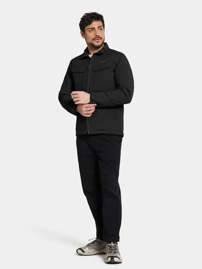 Max Jacket Black Men Didriksons Insulated Jackets