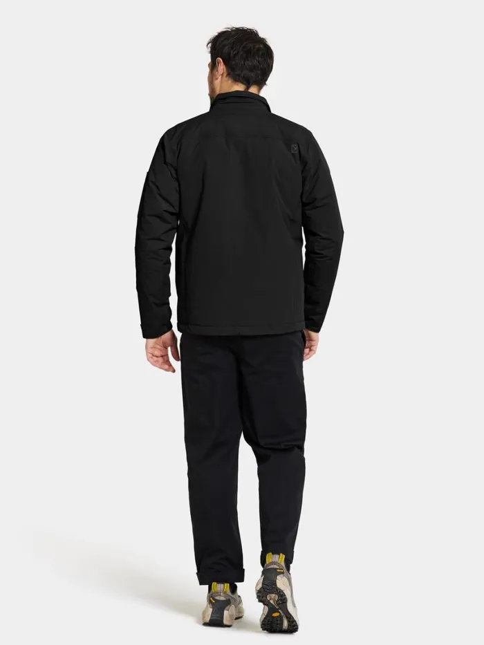 Max Jacket Black Men Didriksons Insulated Jackets