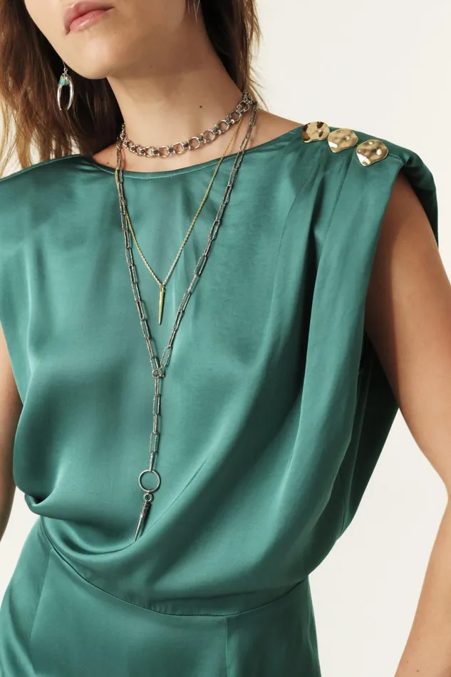 Maxi Dress Jynthia Green Women Baandsh Dresses