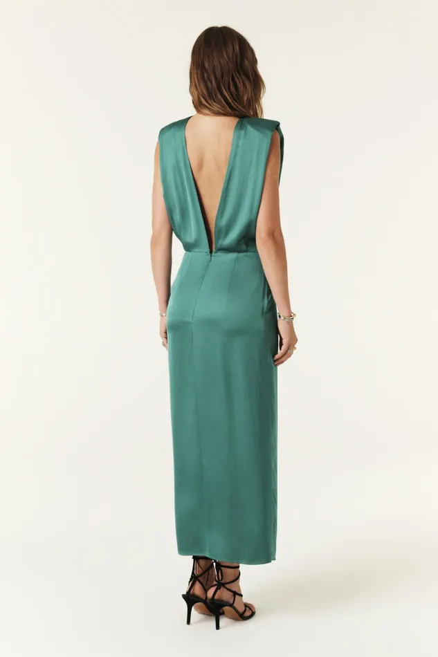 Maxi Dress Jynthia Green Women Baandsh Dresses