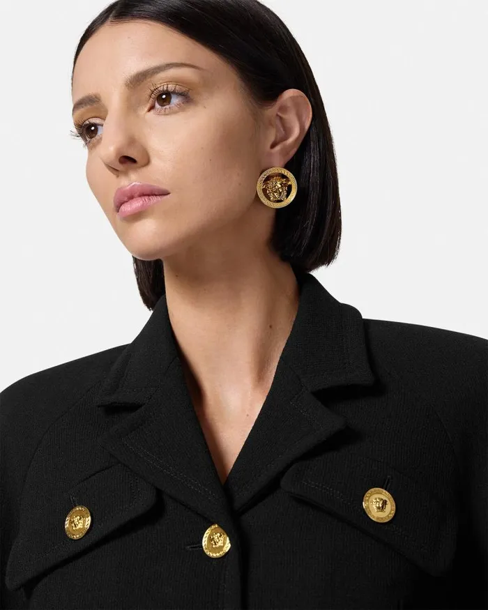 Medusa 03995 Earrings Light Gold Women Versace Earrings