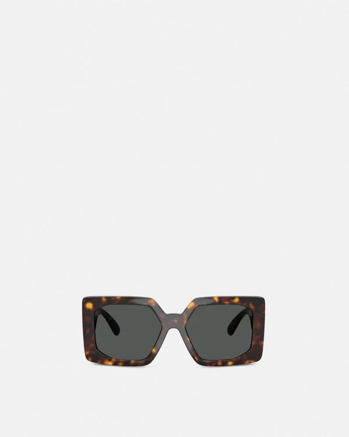 Medusa Biggie Maxi Sunglasses Havana Women Versace Sunglasses