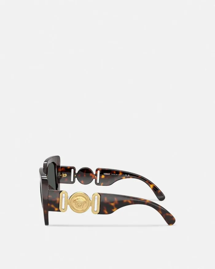 Medusa Biggie Maxi Sunglasses Havana Women Versace Sunglasses