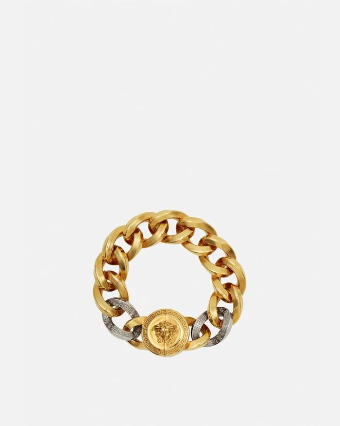 Medusa Chain Bracelet Gold WomenMen Versace Bracelets