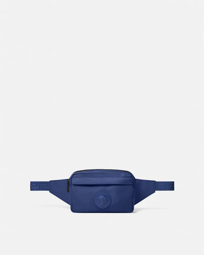 Medusa Kids Belt Bag Blue Children Versace Accessories