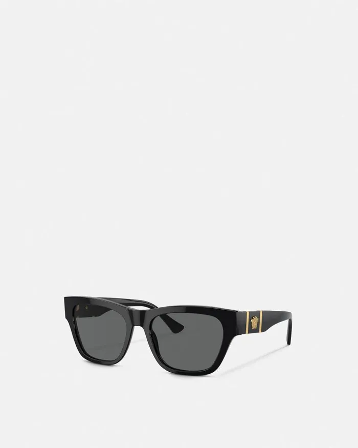 Medusa Legend Squared Sunglasses Blackgold Men Versace Sunglasses
