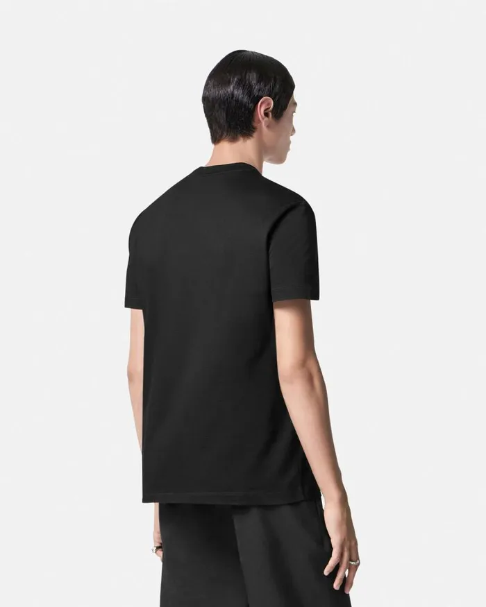 Medusa Logo TShirt Black Men Versace TShirts and Polos