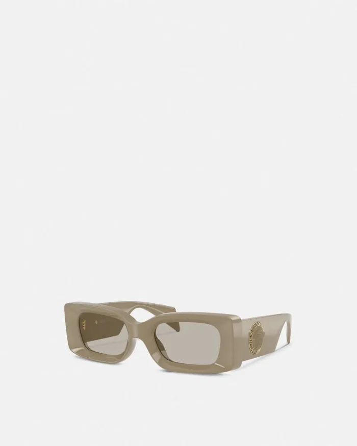 Medusa Medallion Sunglasses Green WomenMen Versace Sunglasses
