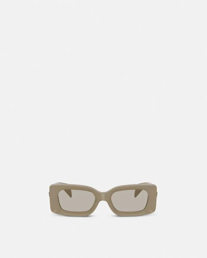 Medusa Medallion Sunglasses Green WomenMen Versace Sunglasses