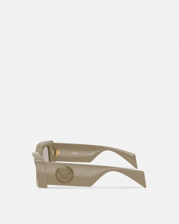 Medusa Medallion Sunglasses Green WomenMen Versace Sunglasses