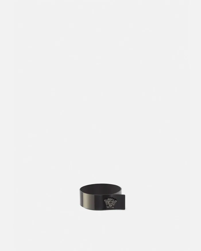Medusa Napkin Ring Black Home and Lifestyle Versace Accessories