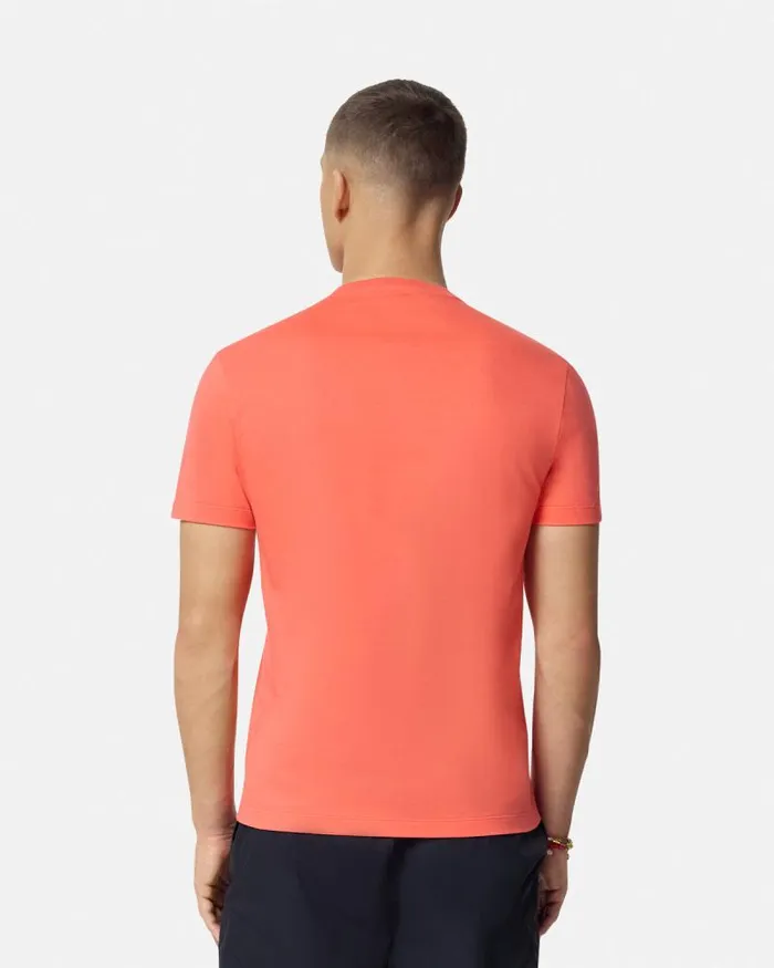 Medusa TShirt Coral Men Versace TShirts and Polos