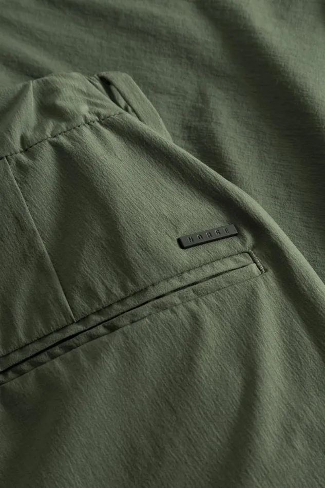 Men Aaren Travel Light Short Spruce Green Norse Projects Shorts