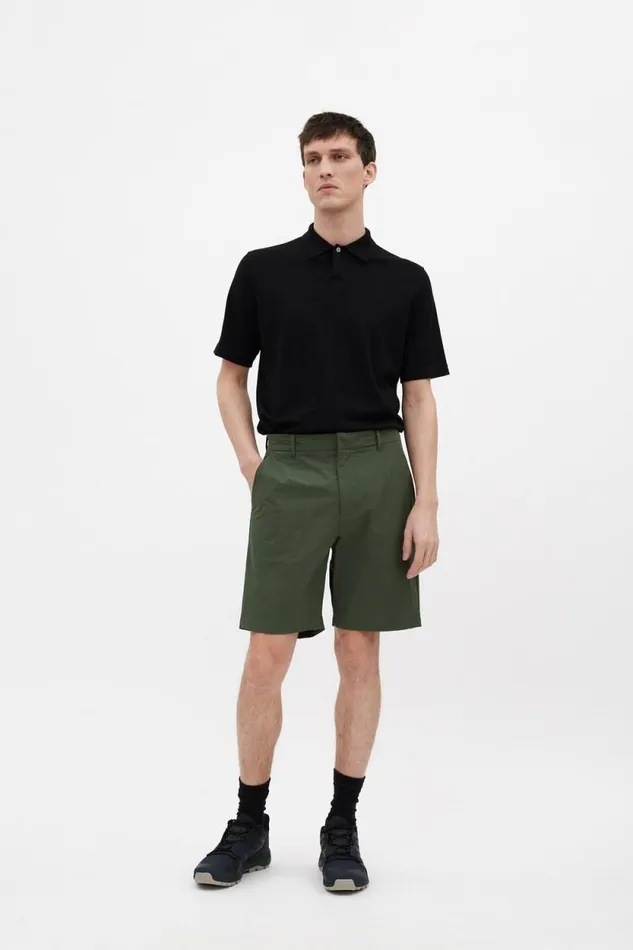 Men Aaren Travel Light Short Spruce Green Norse Projects Shorts