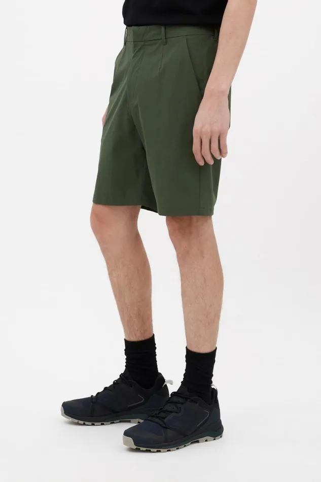 Men Aaren Travel Light Short Spruce Green Norse Projects Shorts