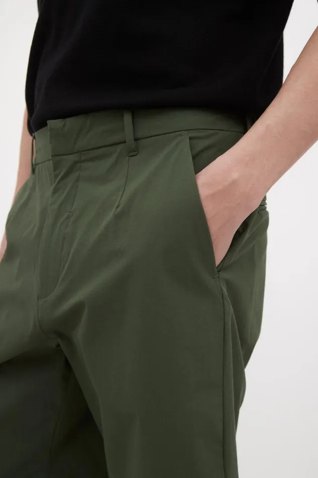 Men Aaren Travel Light Short Spruce Green Norse Projects Shorts