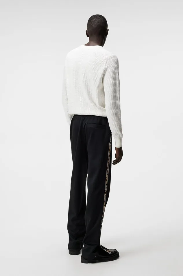 Men Arthur Knit Org Cotton Cloud White JLindeberg Knitwear Men Arthur Knit Org Cotton Cloud White JLindeberg Knitwear