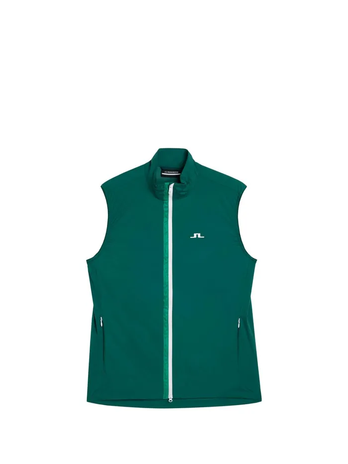 Men Ash Light Packable Vest Rain Forest JLindeberg Gilets Men Ash Light Packable Vest Rain Forest JLindeberg Gilets