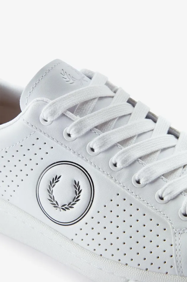 Men B721 Snow Whiteseagrass Fred Perry Shoes