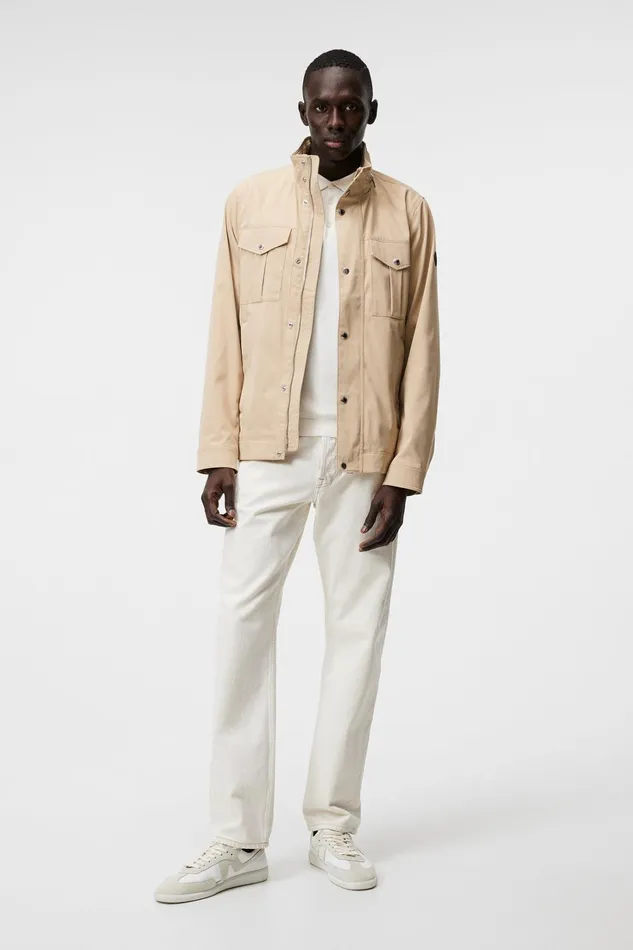 Men Bailey Poly Jacket Safari Beige JLindeberg Jackets Men Bailey Poly Jacket Safari Beige JLindeberg Jackets