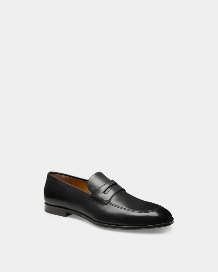 Men Bally Loafers and Moccasins Webb Men039s Calf Leather Penny Loafer In Black Black Men Bally Loafers and Moccasins Webb Men039s Calf Leather Penny Loafer In Black Black