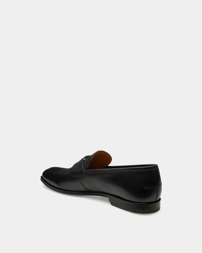 Men Bally Loafers and Moccasins Webb Men039s Calf Leather Penny Loafer In Black Black Men Bally Loafers and Moccasins Webb Men039s Calf Leather Penny Loafer In Black Black