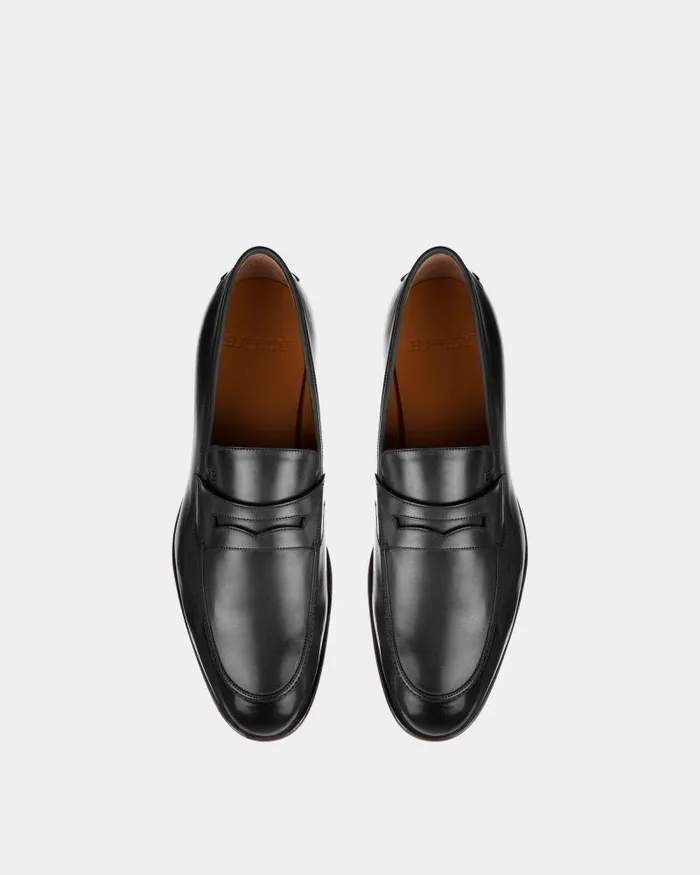 Men Bally Loafers and Moccasins Webb Men039s Calf Leather Penny Loafer In Black Black Men Bally Loafers and Moccasins Webb Men039s Calf Leather Penny Loafer In Black Black