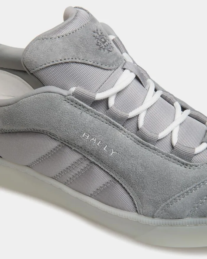 Men Bally Sneakers Raise Sneaker In Light Grey Suede Leather And Nylon Grey Men Bally Sneakers Raise Sneaker In Light Grey Suede Leather And Nylon Grey