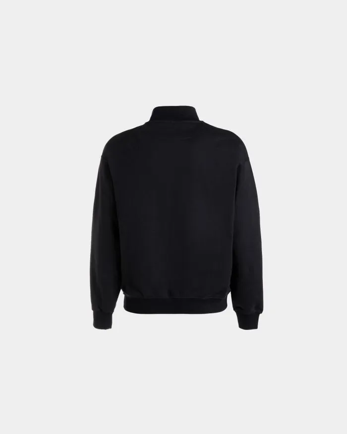 Men Bally Tracksuits Half Zip Sweatshirt With A Bally Crest Logo In Navy Blue Cotton Blue Men Bally Tracksuits Half Zip Sweatshirt With A Bally Crest Logo In Navy Blue Cotton Blue